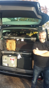 It is Keith's job to pack the van.
